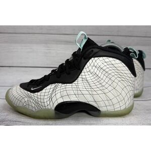 Nike Little Posite One Foamposite Platinum Tint‎ Warped Grid Sz 4.5 Y CW1596-005
